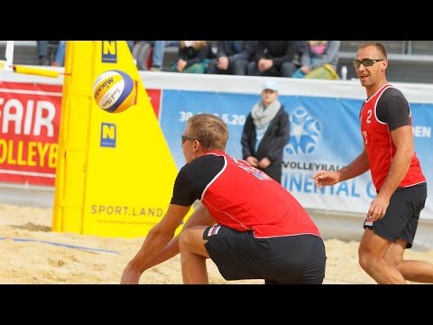 Liamin/BARSOUK (RUS) vs Horrem/Eithun (NOR) - CEV Continental Cup Full Match 01.05.2015