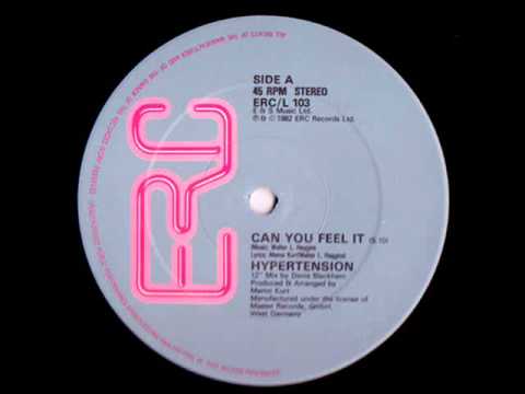 Hypertension - Can You Feel It (ERC 12'', 1982)