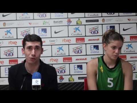 Fase de Ascenso 2013. Final. Rueda de Prensa CB Al-Qazeres. Jara Salgado y Jacinto Carbajal