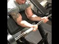 20 y/o bodybuilder (isolated bicep curls)