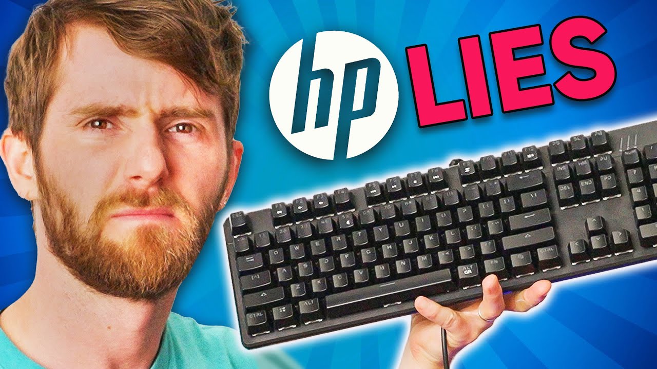 This is Pure False Advertising - HP 550 Keyboard