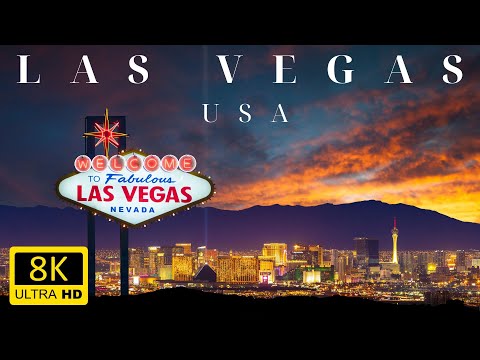 Las Vegas _in 8K ULTRA HD 60FPS by Drone