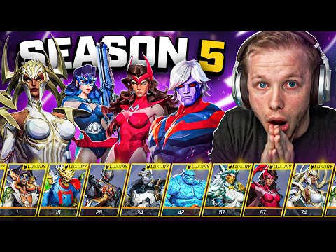 EVERYTHING In The Season 5 BATTLE PASS | Marvel Rivals Battle Pass Walkthrough