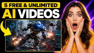 STOP Paying! 3 FREE & UNLIMITED AI Video Generators 2026 (With SOUND).