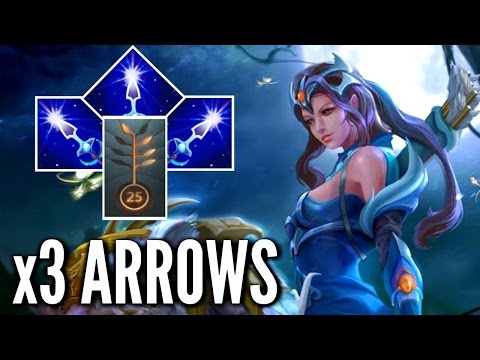 3 Arrows Build Mirana Solo Mid by Sumail Epic MMR 7.00 Meta Gameplay Dota 2