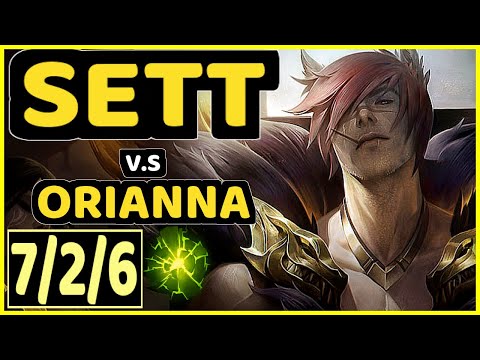 MAGIFELIX (SETT) vs ORIANNA - 7/2/6 KDA MID CHALLENGER GAMEPLAY - EUW