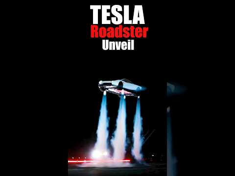 The Most Insane Car Unveil in History Tesla Roadster 2026 #shorts #tesla #roadster #future #electric