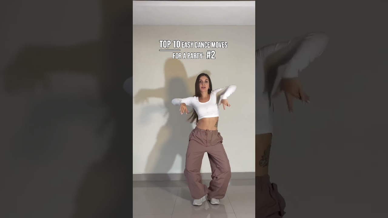 Top 10 easy moves for a party #2 💃🏻 #dancetutorial