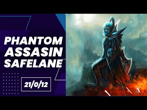 SAFELANE PHANTOM ASSSASIN | PHANTOM ASSASIN ITEM BUILD | NEW PATCH | DOTA 2 | 7.34 | DOTA2NETIC