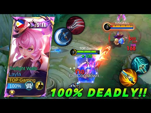 100% DEADLY!! I found LAYLA late game Monster 2025✓ - MLBB