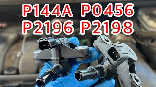 Ford Explorer Evap System Problems - Codes P144A P2196 P2198 P0456 - EASY FIX MUST WATCH
