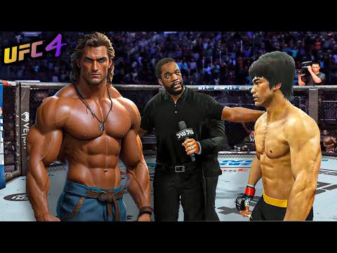 Tarzan Jock Fighter vs. Bruce Lee (EA sports UFC 4) - rematch
