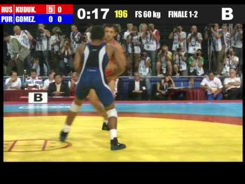 2011 World Championship 60 kg: Besik Kudukhov RUS vs. Franklin Gomez PUR