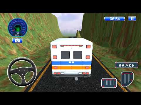Crazy Ambulance Rescue Service In The Emergency Game 3D #54- New Ambulance Driving GamePlay 2021