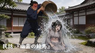 民話　『幽霊の絵馬』　　【１３歳の娘に何という事を！！】