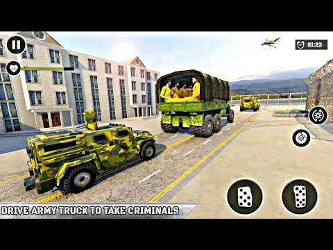US army prisoner transport game | offroad us army helicopter prisoner transport game