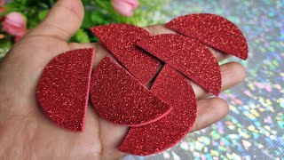 Flores🌺 Fácil y Económicas. Cómo hacer flores en foami. How to make flower🌹