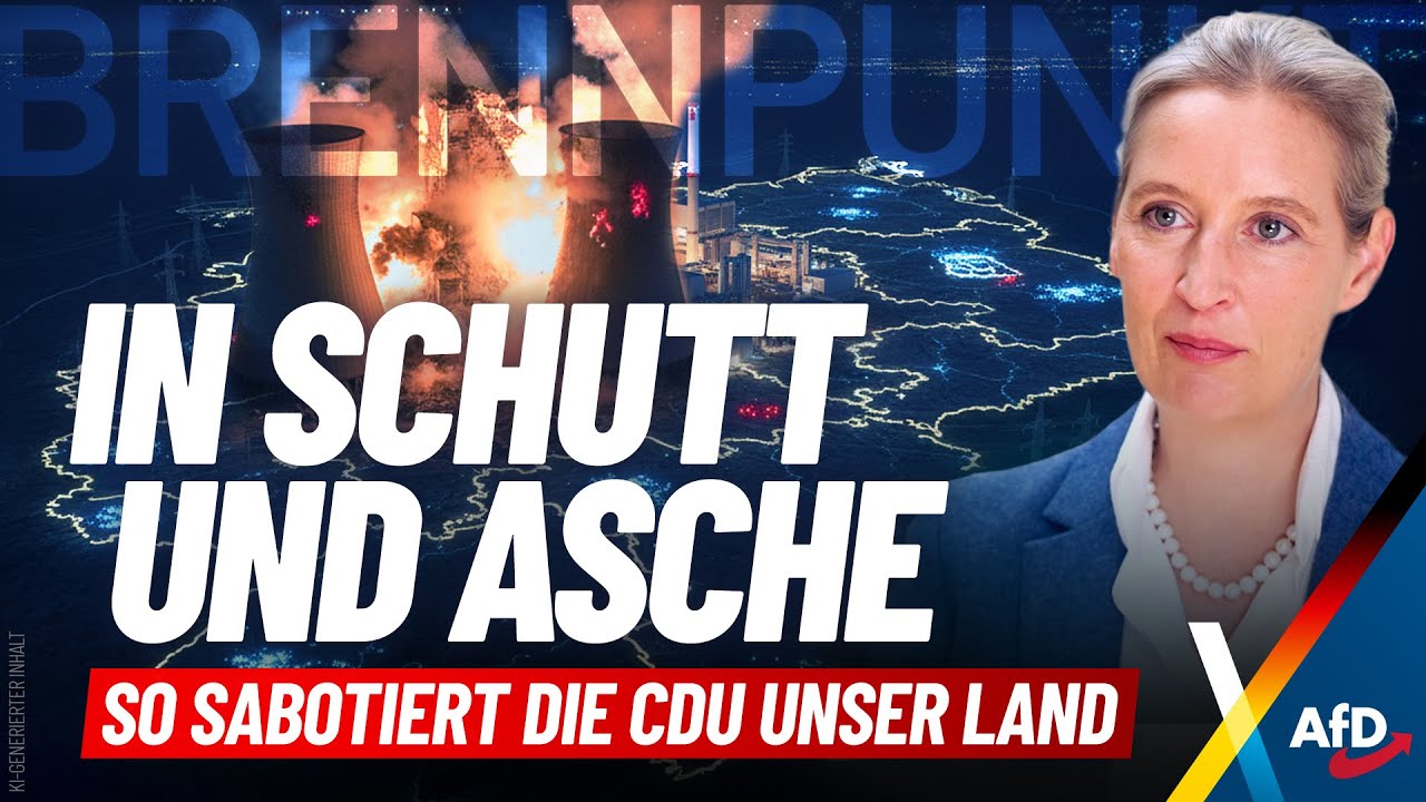 In Schutt und Asche: So sabotiert die CDU unser Land! - AfD TV Brennpunkt
