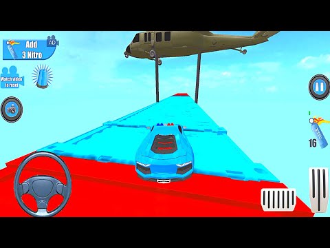 Impossible Police Mega Ramp Car Games - Police Car Racing Stunts 3D - Android Gameplay