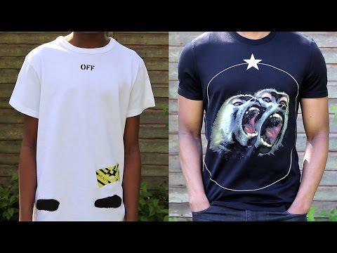 OFF WHITE & GIVENCHY T-Shirts UNBOXING & FIT REVIEW Video