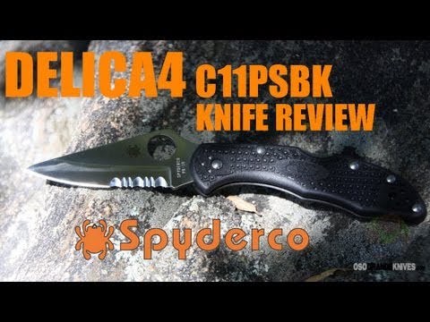 Spyderco Delica C11PSBK Knife Review | OsoGrandeKnives com