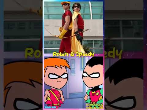 Teen Titans GO Characters In Real Life Part 2 #shorts #teentitansgo #teentitans #dccomics #dc