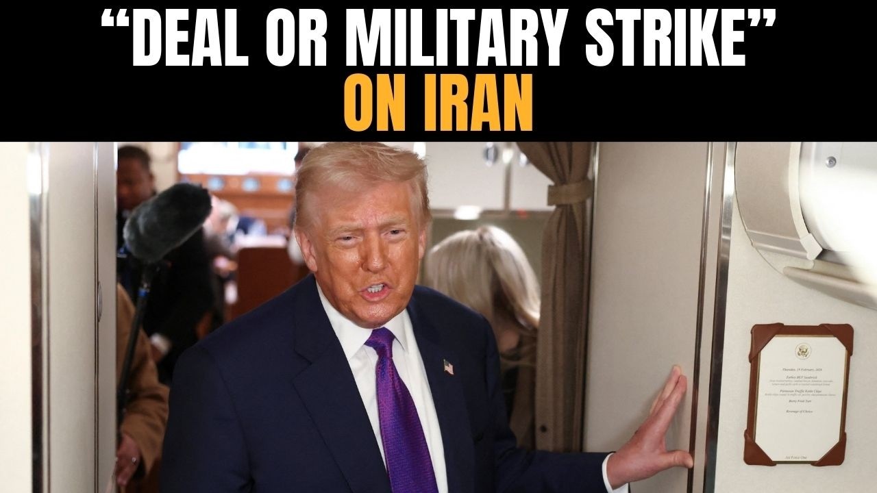 Trump LIVE: US President Gaggles Onboard Ahead of Georgia Visit | US-Iran Tensions | Firstpost