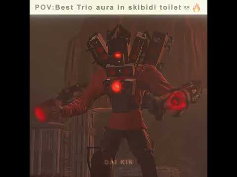 Best trio aura in skibidi toilet|MONTAGEM RUGADA(Ultra Slowed)|#shorts #skibiditoilet #viralvideo