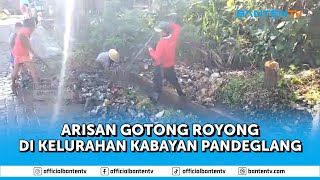 WARGA KELURAHAN KABAYAN GELAR ARISAN GOTONG ROYONG