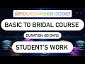 Basic To Bridal Course With Students Work Poonam Mehendi Designer