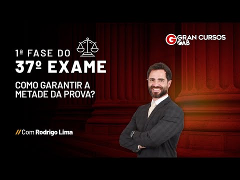 1ª Fase do 37º Exame da OAB - Como garantir a metade da prova? com Rodrigo Lima