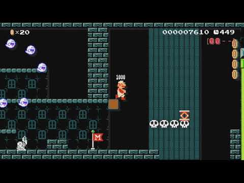 SUPER MARIO MIX ３－１ by つきこ - Super Mario Maker - No Commentary 1bo