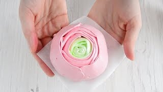 БЕЗЕ - ранункулюсы ☆ СОВЕТЫ для ИДЕАЛЬНОЙ меренги
