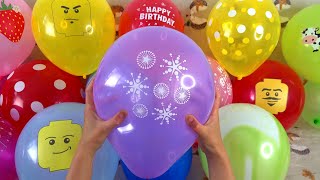 FUN BALLOON POP COMPILATION!!! #satisfying #asmr #popping #balloon #color #fun