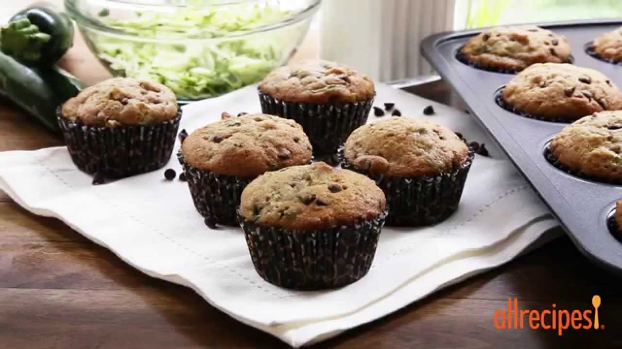 How to Make Zucchini Chocolate Chip Muffins | Zucchini Recipes | Allrecipes.com