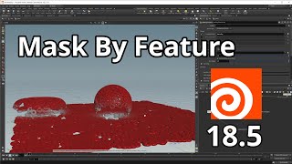 Using the Mask By Feature Node to Scatter Points in Houdini 18 5