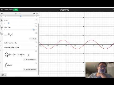Riemann Sums With Desmos
