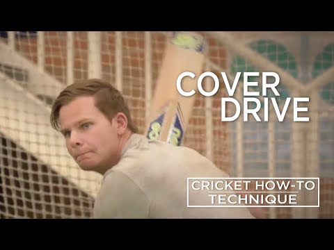 Cover Drive | Technique | Cricket How-To | Steve Smith Cricket Academy