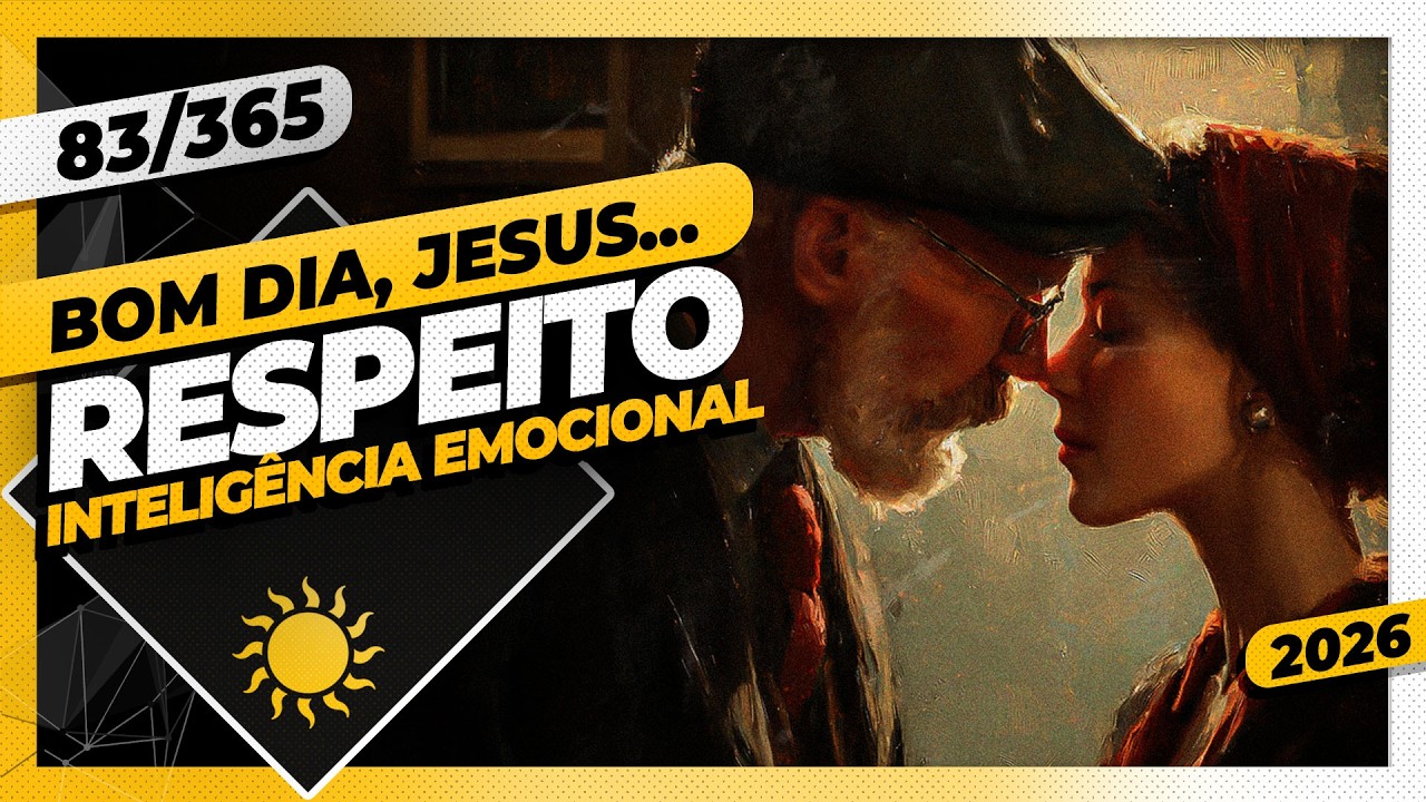 RESPEITO: INTELIGÊNCIA EMOCIONAL - Bom dia, Jesus! 83/365 (2026)
