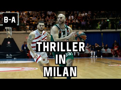 Panathinaikos WINS THRILLER in Milan in HONOUR of Thanasis Giannakopoulos | 19.03.2019