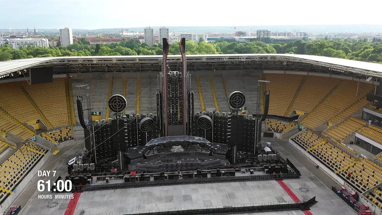Rammstein - Europe Stadium Tour (Time Lapse) - YouTube
