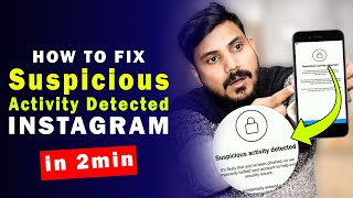 Fix Suspicious Activity Detected Instagram Problem | How to Unlock Temporarily Locked Instagram 2022