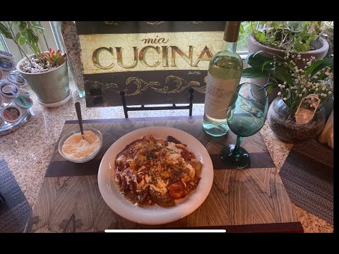 E16 Shrimp & Eggplant Parmesan (Recipe Below)