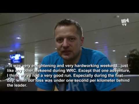 Maciek Szczepaniak - po Rajdzie Australii 2014