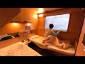 Riding on Japan’s Amazing Overnight Train | Twin Bed Compartment