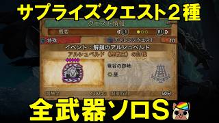 【超高難度】新たなチャレクエ全武器ソロＳ　その鳥達が見る夢は・解鎖のアルシュベルド　モンハンワイルズ