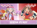 Pokemon Battle Serena Vs May