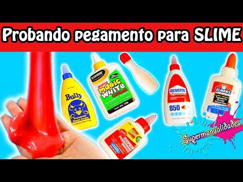 What is the best glue for Slime? (testing 17 brands) / Supermanualidades