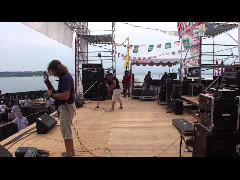 The Dino Haak Collective on stage - Hempfest 2012