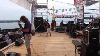 The Dino Haak Collective on stage - Hempfest 2012
